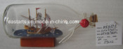 Drift Glass Bottle Wooden Decoration Marine Gifts (DF869E)
