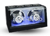 Dual 12" Plastic Enclosure Box & Enclosed Subwoofer