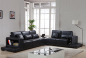 Dubai Leather Sofa Living Room Sofa (L. Al606)