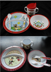 Eco-Friendly Childrenware Food Storage Made of Melamine (JM001)