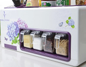 Eco-Friendly Kitchen Seasoning Container Mede of Melamine (HH0001)