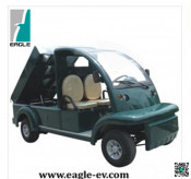 Electric Utility Car, 2 Seats, with Hydraulic Lifted Cargo Bed, Eg6063t