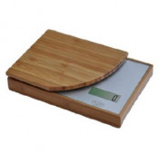 Electronic Food Kitchen Scale, Digital Bamboo Kitchen Scale