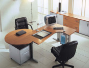 Elegant Design Commercial Office Manager Desk (Baty-Ve01)