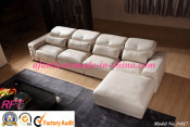 Elegant Low Back Sofa Living Room Furniture (N817)