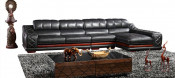 Elegant Reception Office Leather Corner Sofa (RFT-BT010)