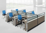 Employee Office Workstation with Office Partition Design (Hf-Ca006