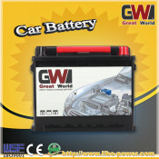 En Standard Lead Acid Type 12V 60ah Mf Auto Battery (DIN60MF)