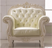 European Style High Genuine Single Leather Sofa British Sofa