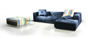 Fabric Sofa (LS-104E+G+J)
