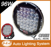Factory 10-30VDC 96W CE RoHS Spot Beam Waterproof CREE LED Driving Light