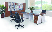 Fashion 4 Person Seats Work-Station with Desktop Partition (HF-E546)