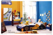 Fashion Child Furniture Set Car Bed (JB-219)