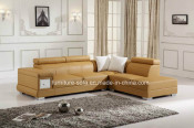 Fashion Home Furniture Yellow Living Room Furniture Sofa (S005)