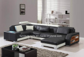 Fashion Office Furniture Black Chaise 3seater Sofa with Lockers