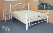 Fashion White Home Bed Steel Bed (H-552#)