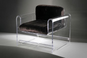 Fashionable Acrylicliving Room Sofa Chair One Seat