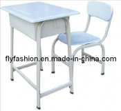 Fixed Single Desk and Chair, Kindergarden Furniture, Student Furniture, Student Desk & Chair