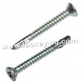 Flat Head Self Drilling Screw with Wing