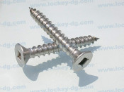 Flat Head Square Drive Deck Screw