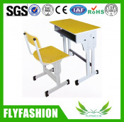 Flyfashion High Quality Single Student Desk and Chair School Furniture