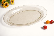 Food Tray Oval Tray Plastic Tray PS Plate