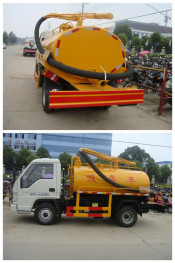 Foton Mini Sewage Suction Truck with 2000L Tank Capacity
