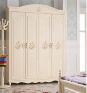 France White Pine Wooden Wardrobe with Flakeboard (JB-8002A)