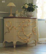 French Style Cabinet with Drawer (1307)
