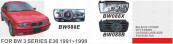 Front Fog Lamp for BMW 3 Series E36 1991-1998