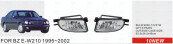 Front Fog Lamp for Benz E-W210 1995-2002