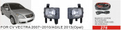 Front Fog Lamp for CV Vectra 2007~2010/Agile 2013
