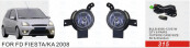 Front Fog Lamp for Ford Fiesta/KIA 2008