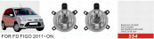 Front Fog Lamp for Ford Figo 2011-on