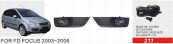 Front Fog Lamp for Ford Focus 2003-2006