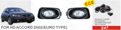Front Fog Lamp for Honda Accord 2002 (EURO TYPE)