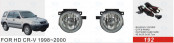 Front Fog Lamp for Honda CRV 1998-2000