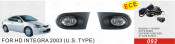 Front Fog Lamp for Honda Integra 2003 (U. S. TYPE)