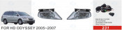 Front Fog Lamp for Honda Odyssay 2005-2007 (FL-2955)