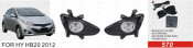 Front Fog Lamp for Hyundai Hb20 2012