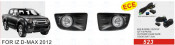 Front Fog Lamp for Isuzu D-Max 2012