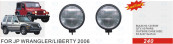 Front Fog Lamp for Jeep Wrangler/Liberty 2006