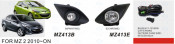 Front Fog Lamp for Mazda 2 2010-on