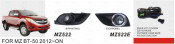 Front Fog Lamp for Mazda Bt-50 2012-on