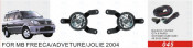 Front Fog Lamp for Mitsubishi Freeca/Adveture/Jolie 2004