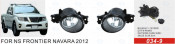 Front Fog Lamp for Nissan Frontier Navara 2012