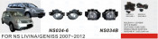 Front Fog Lamp for Nissan Livina/Geniss 2007-2012