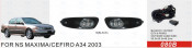 Front Fog Lamp for Nissan Maxima Cefiro A34 2003