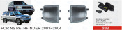 Front Fog Lamp for Nissan Pathfinder 2003-2004 (FL-2966)