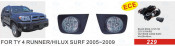 Front Fog Lamp for Toyota 4 Runner/Hilux Surf 2005-2009